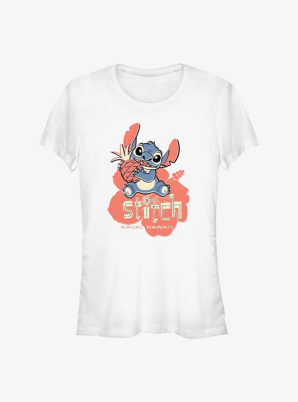 Disney Lilo Stitch Pineapple Girls T-Shirt T-Shirt | Viral Style | Perfect For Daily Wear