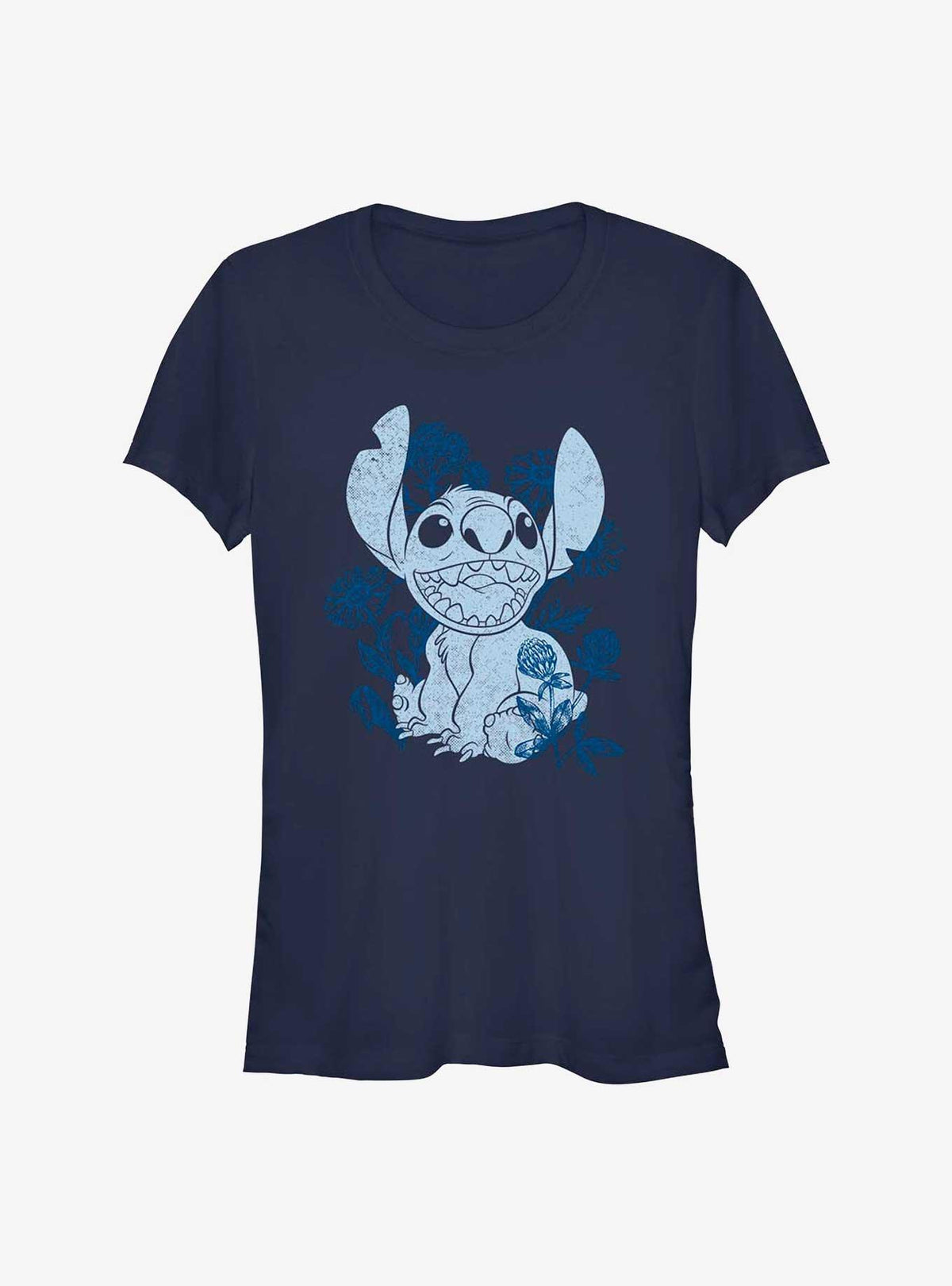 Disney Lilo Stitch Floral Sketch Girls T-Shirt T-Shirt | Best-Selling Artwork | Top Pick For Fans