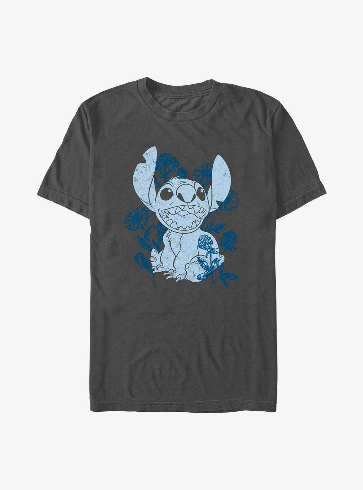 Disney Lilo Stitch Floral Sketch T-Shirt T-Shirt | Exclusive Edition | Great Gift Idea