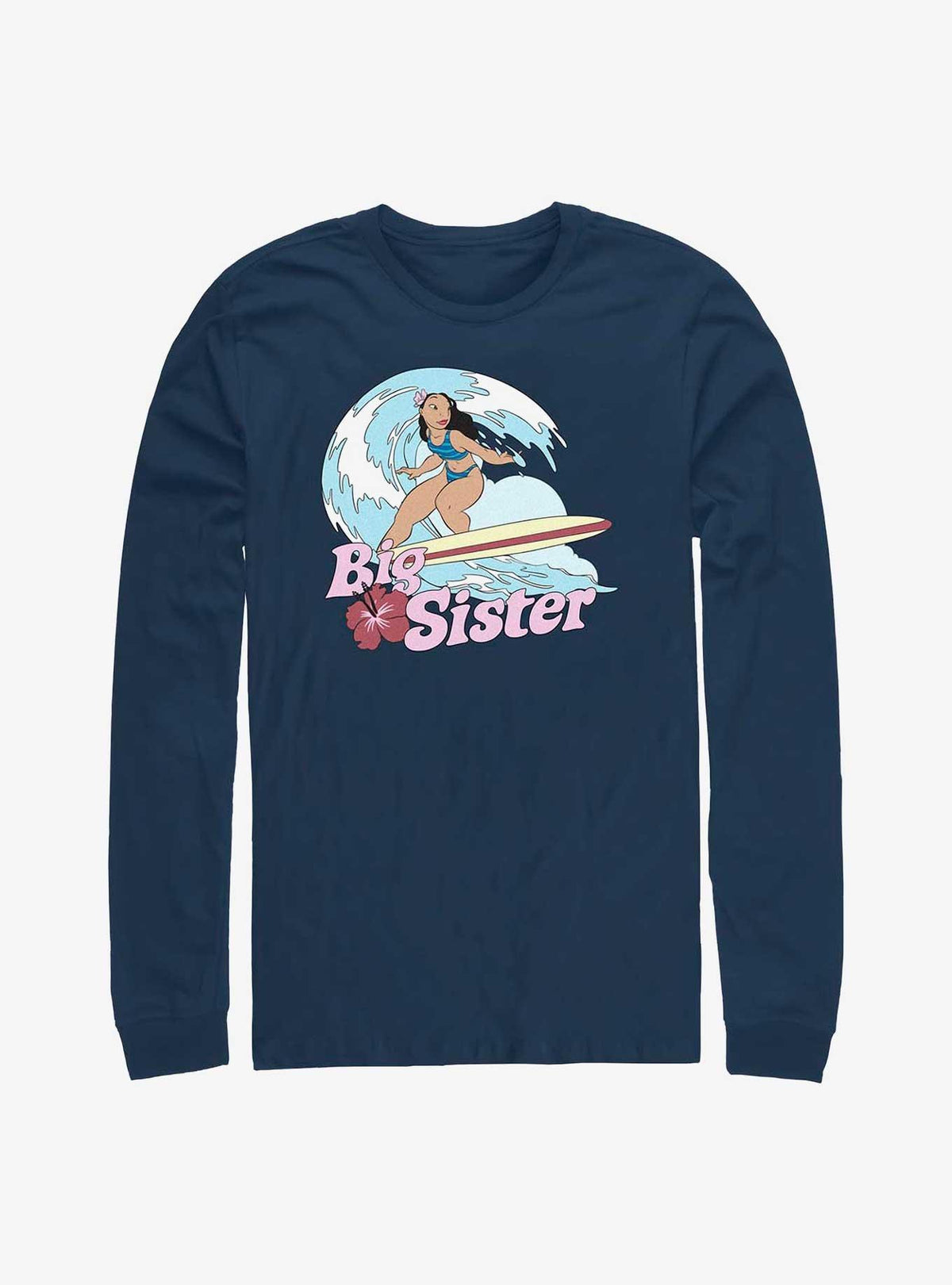Disney Lilo Stitch Big Sister Nani Long-Sleeve T-Shirt T-Shirt | Exclusive Edition | High Demand Item