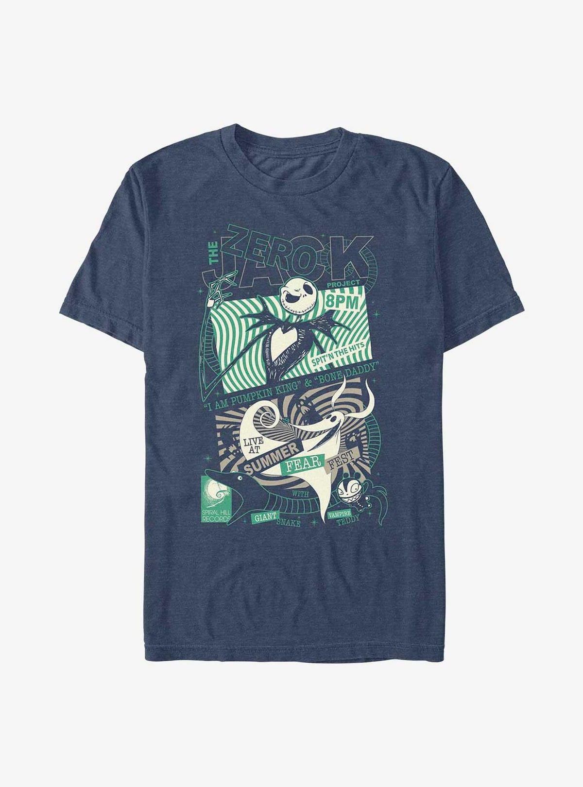 Disney The Nightmare Before Christmas Summer Fear Fest Jack Zero T-Shirt T-Shirt | High-Quality Print | Trending Now
