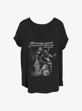 Disney The Nightmare Before Christmas Jack and Boogie Girls T-Shirt Plus Size