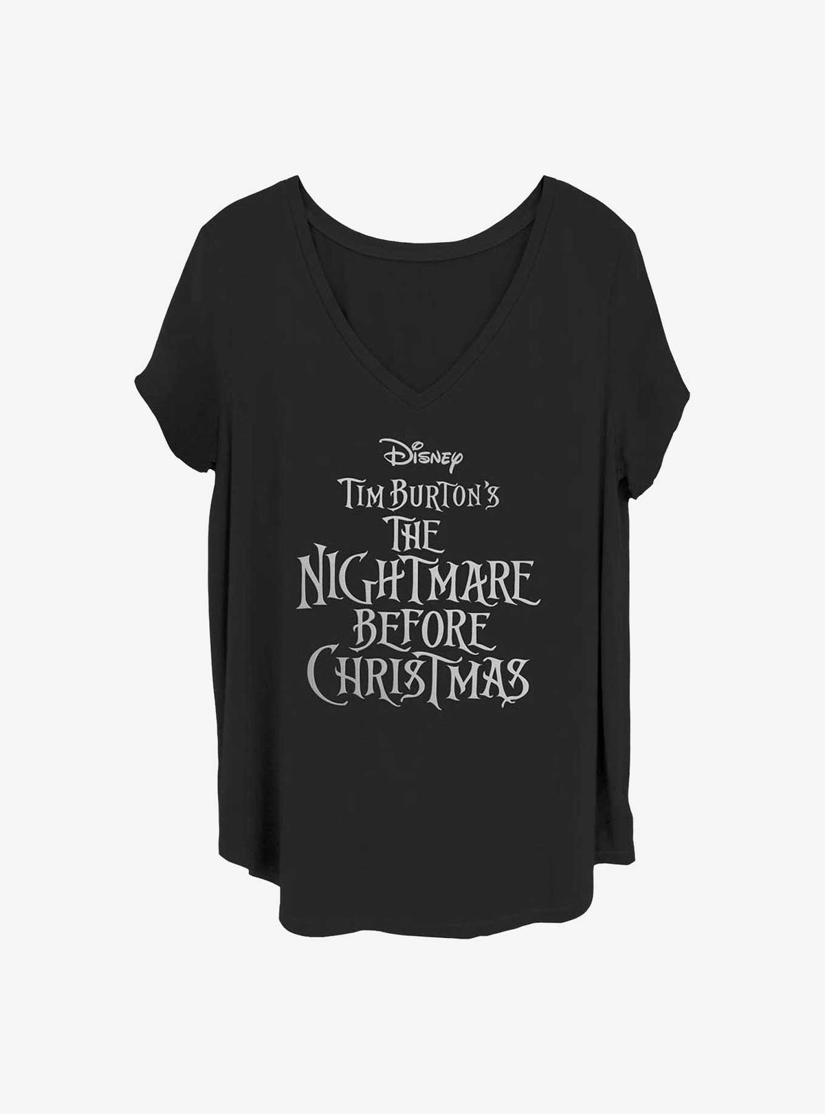 Disney The Nightmare Before Christmas Logo Girls T-Shirt Plus Size T-Shirt | Best-Selling Artwork | Great Gift Idea