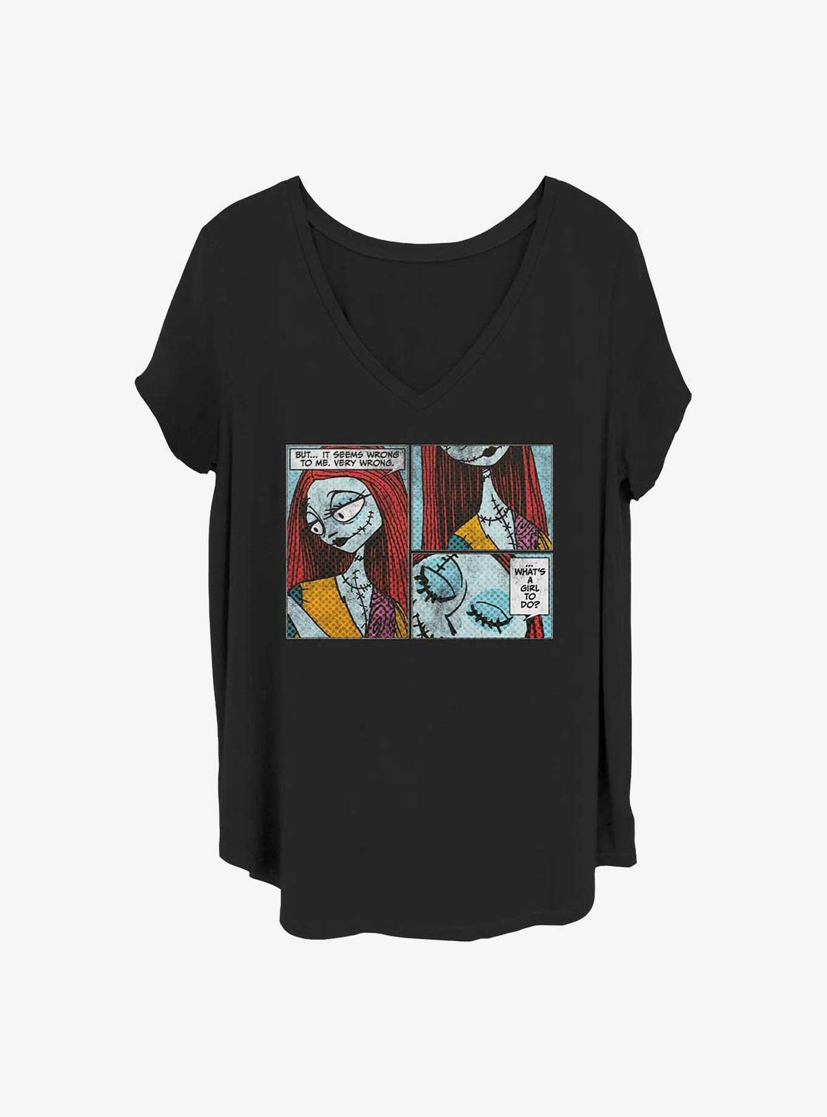 The Nightmare Before Christmas Sally Comic Girls T-Shirt Plus Size T-Shirt | Premium Graphic | Top Pick For Fans