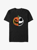 The Nightmare Before Christmas Pumpkin King Jack Split Face T-shirt | Trendy Graphic Tee | Casual Unisex T-shirt