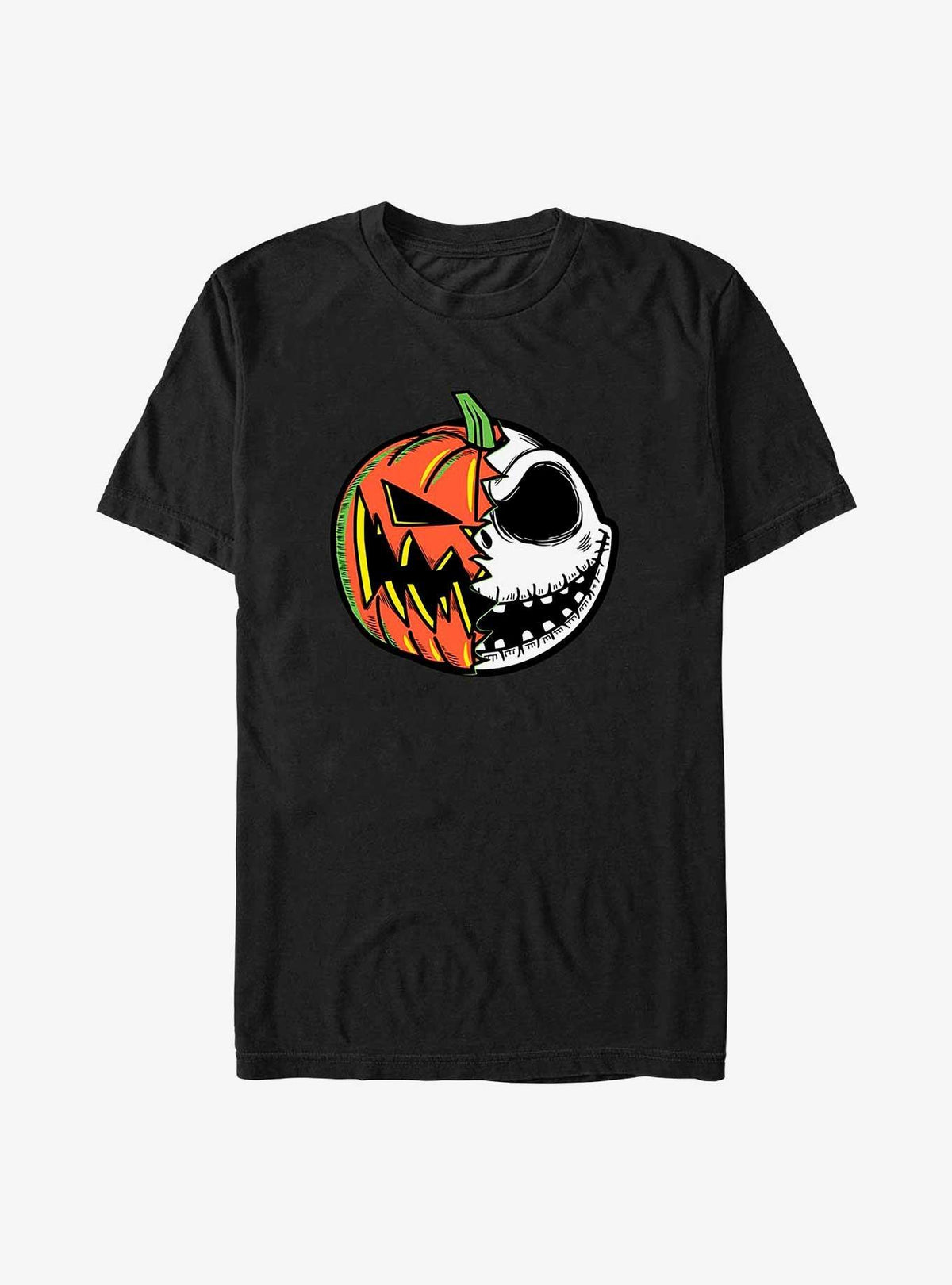 The Nightmare Before Christmas Pumpkin King Jack Split Face T-Shirt T-Shirt | Premium Graphic | Top Pick For Fans