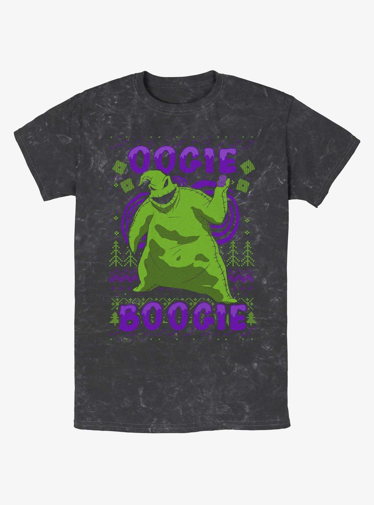 Disney The Nightmare Before Christmas Oogie Boogie Christmas Mineral Wash T-Shirt