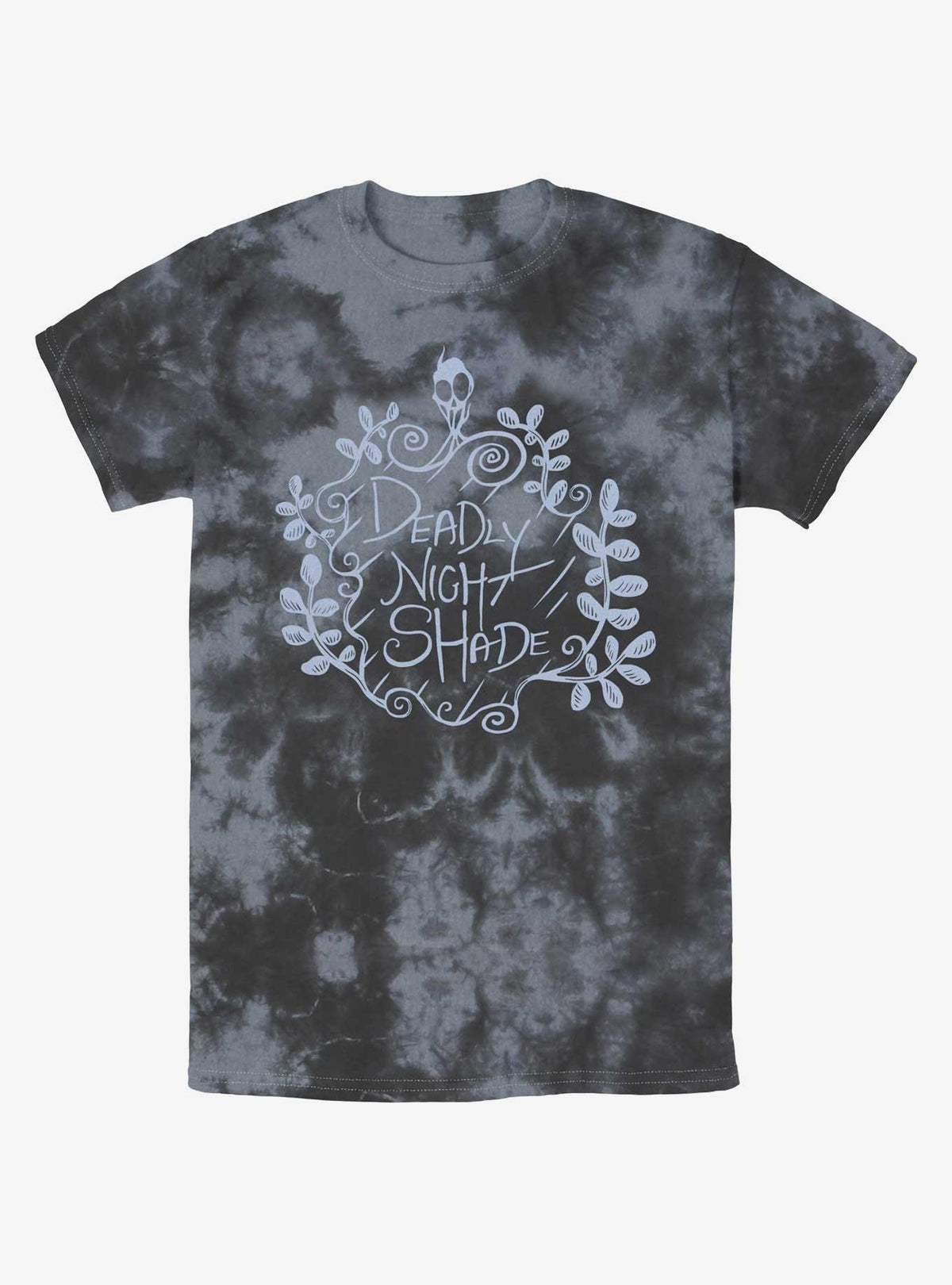 Disney The Nightmare Before Christmas Deadly Night Shade Tie-Dye T-Shirt T-Shirt | High-Quality Print | Top Pick For Fans