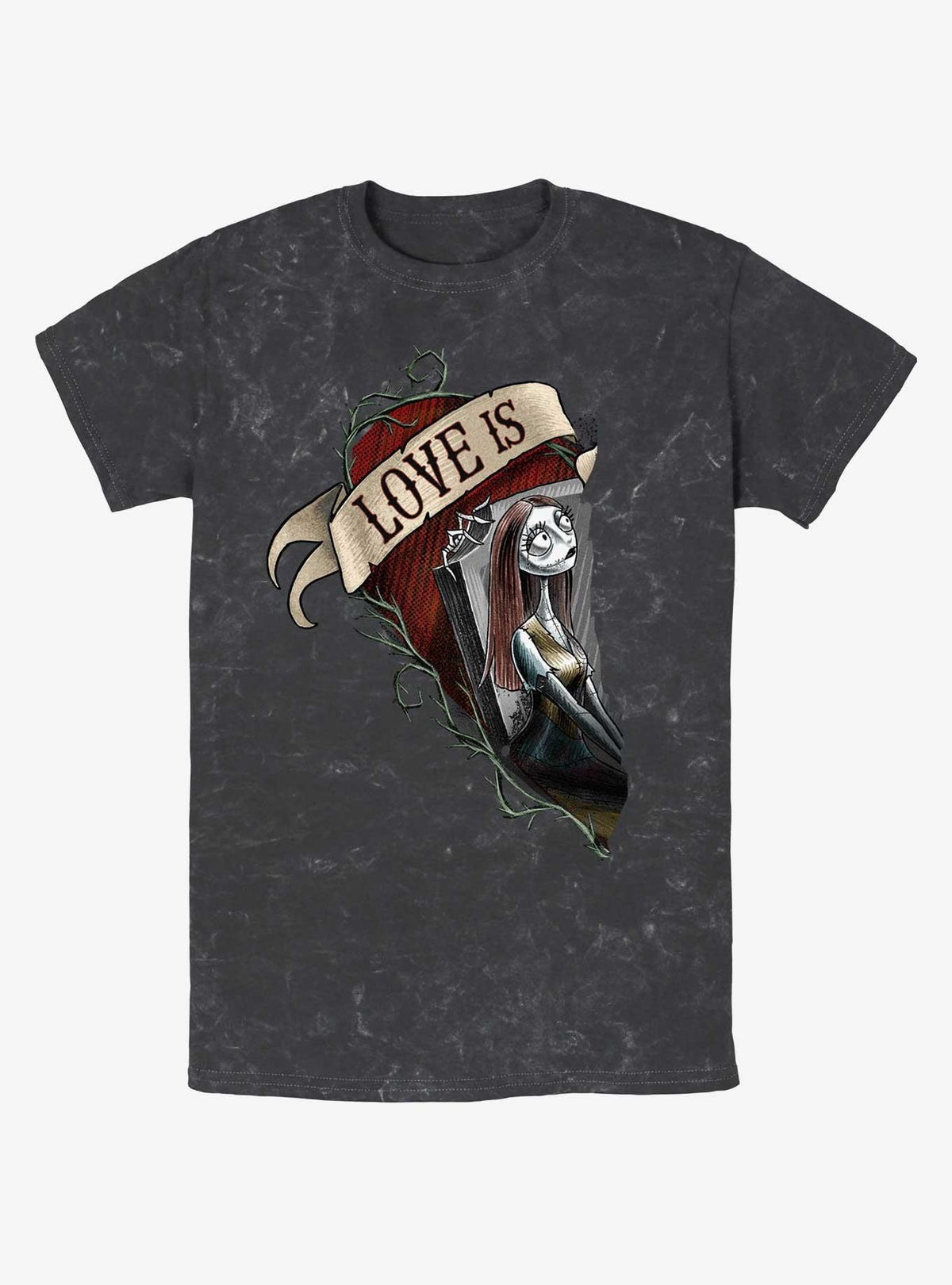 The Nightmare Before Christmas Sally Love Is Mineral Wash T-Shirt T-Shirt | Premium Graphic | Must-Have Style