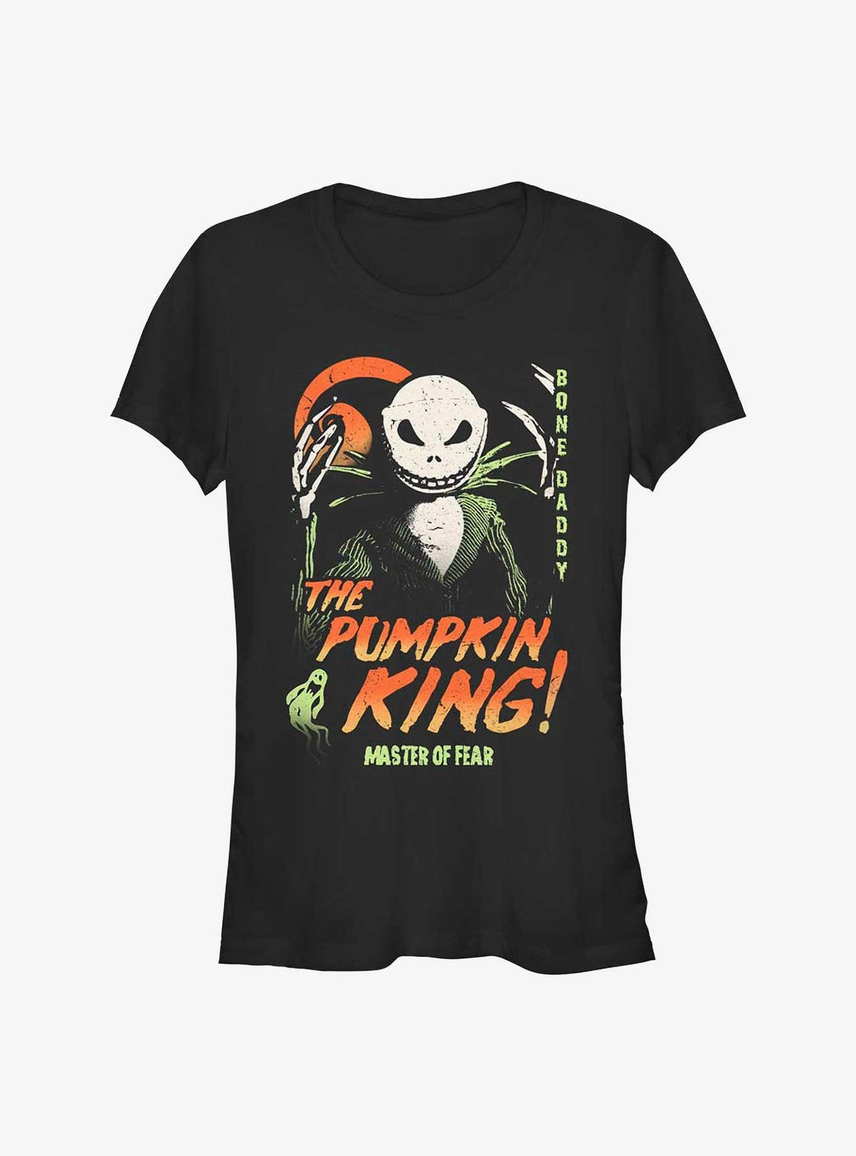 Disney The Nightmare Before Christmas Jack The Pumpkin King Girls T-Shirt