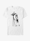 Disney The Nightmare Before Christmas Jack and Sally T-Shirt T-Shirt | Viral Style | High Demand Item