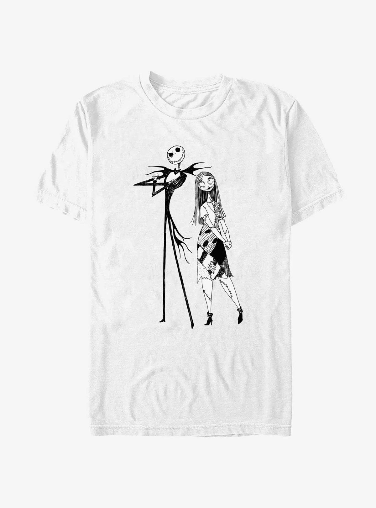 Disney The Nightmare Before Christmas Jack and Sally T-Shirt T-Shirt | Viral Style | High Demand Item