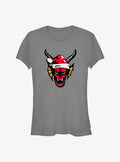 Stranger Things Hellfire Christmas Club Girls T-Shirt