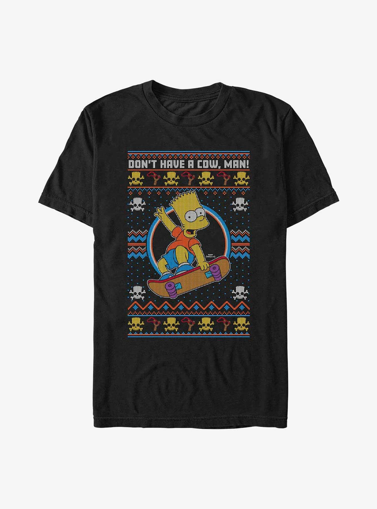 The Simpsons Bart Ugly Christmas T-Shirt T-Shirt | Best-Selling Artwork | Perfect For Daily Wear