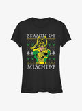Marvel Loki Mischief Season Ugly Christmas Girls T-Shirt T-Shirt | Premium Graphic | Great Gift Idea
