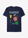 Marvel Avengers Christmas List T-Shirt T-Shirt | Trending Design | Perfect For Daily Wear
