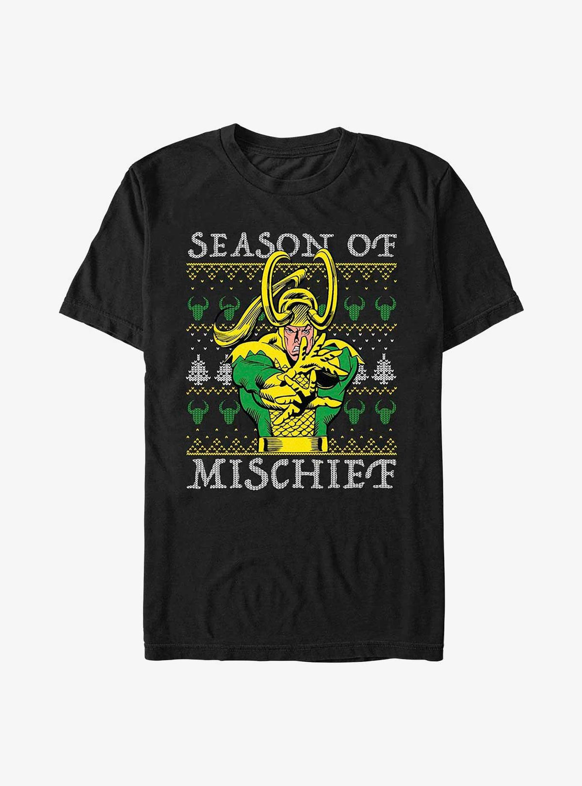 Marvel Loki Mischief Season Ugly Christmas T-Shirt T-Shirt | Trending Design | Must-Have Style