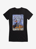 Halloween Tree Girls T-Shirt by Amy Brown T-Shirt | Trending Design | Top Pick For Fans