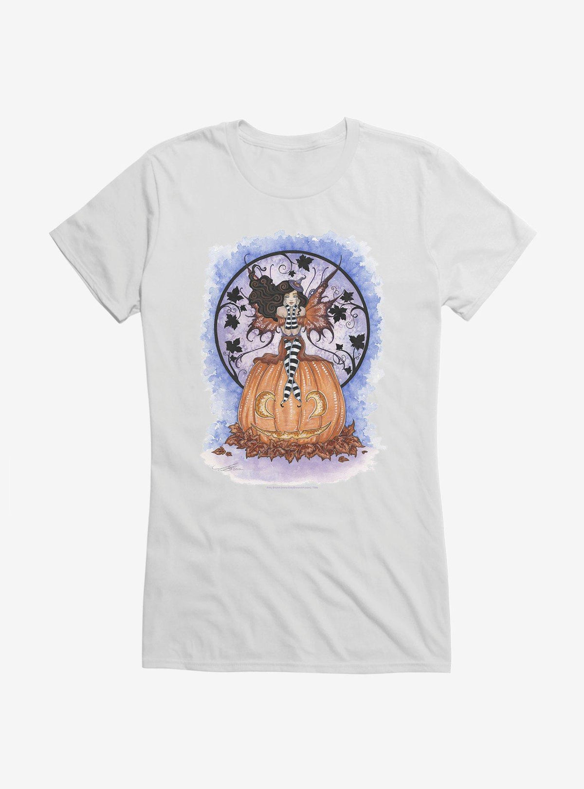 Is It Halloween Yet Girls T-Shirt by Amy Brown T-Shirt | Aesthetic Graphic | Trending Now