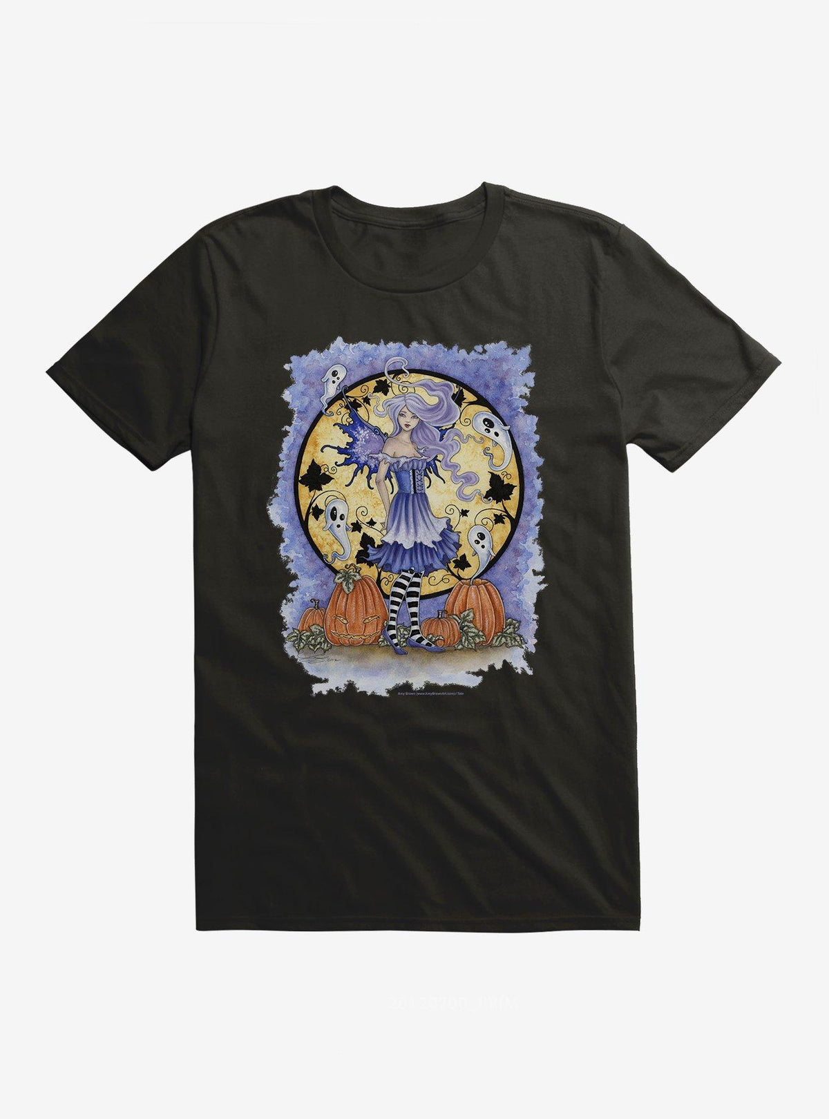 Haunted Pumpkin Patch T-Shirt by Amy Brown T-Shirt | High-Quality Print | Great Gift Idea