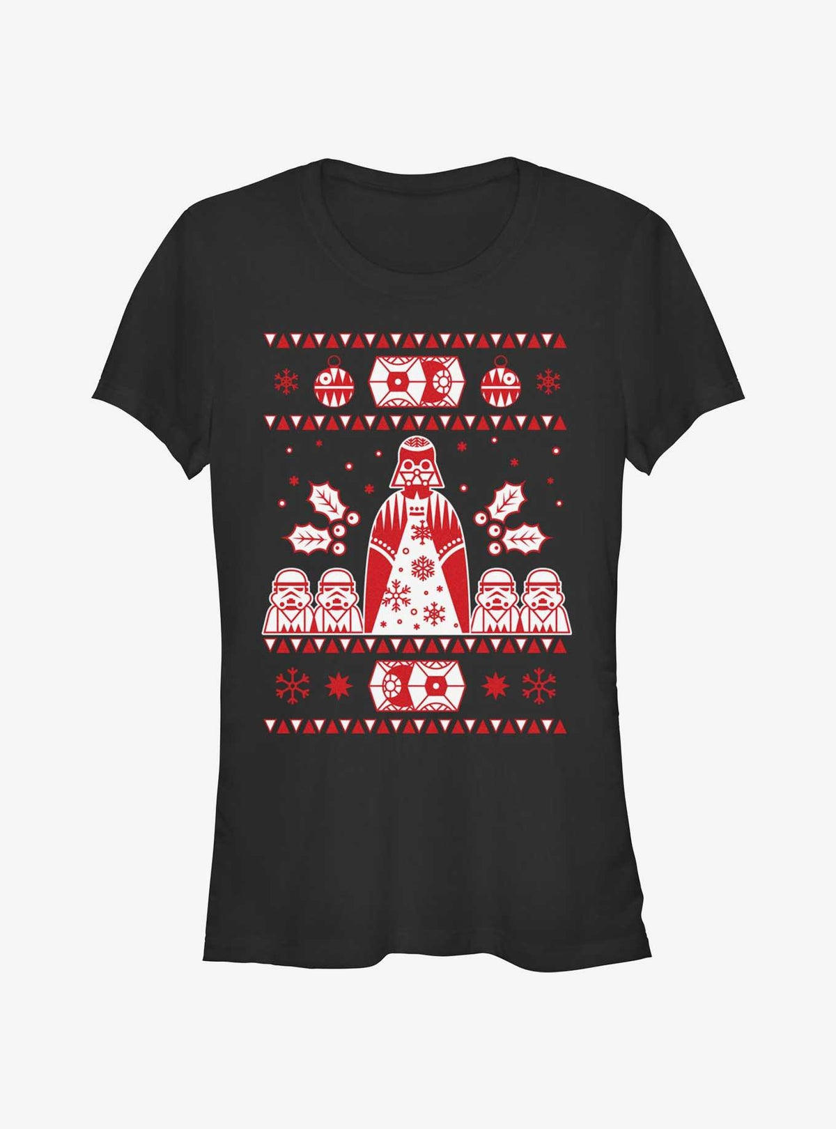 Star Wars Empire Ugly Christmas Girls T-Shirt