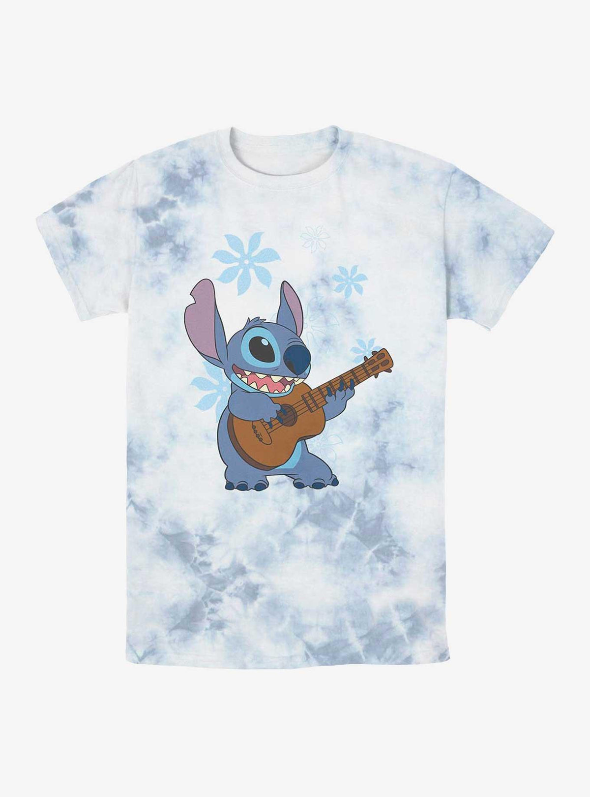 Disney Lilo Stitch Ukulele Stitch Tie-Dye T-Shirt T-Shirt | Bold Graphic Edition | Trending Now