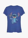 Disney Lilo Stitch Hanukkah Menorah Girls T-Shirt T-Shirt | Viral Style | Must-Have Style