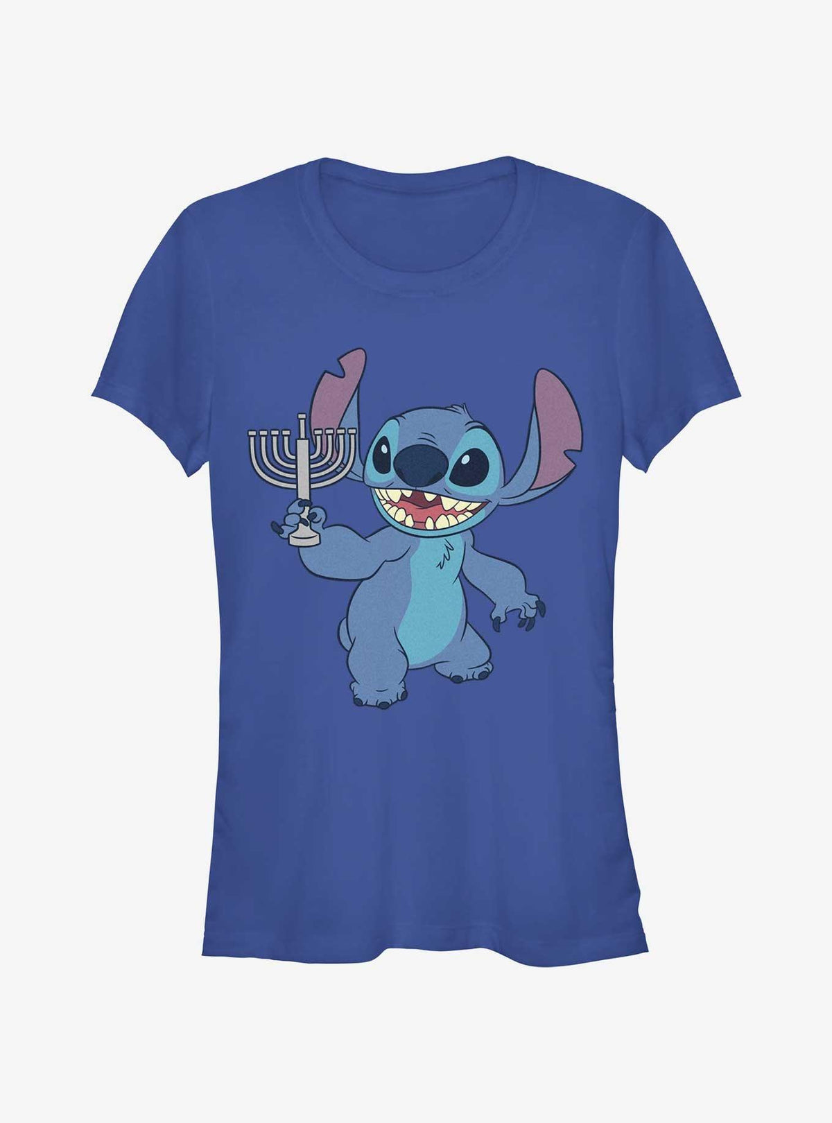 Disney Lilo Stitch Hanukkah Menorah Girls T-Shirt T-Shirt | Viral Style | Must-Have Style