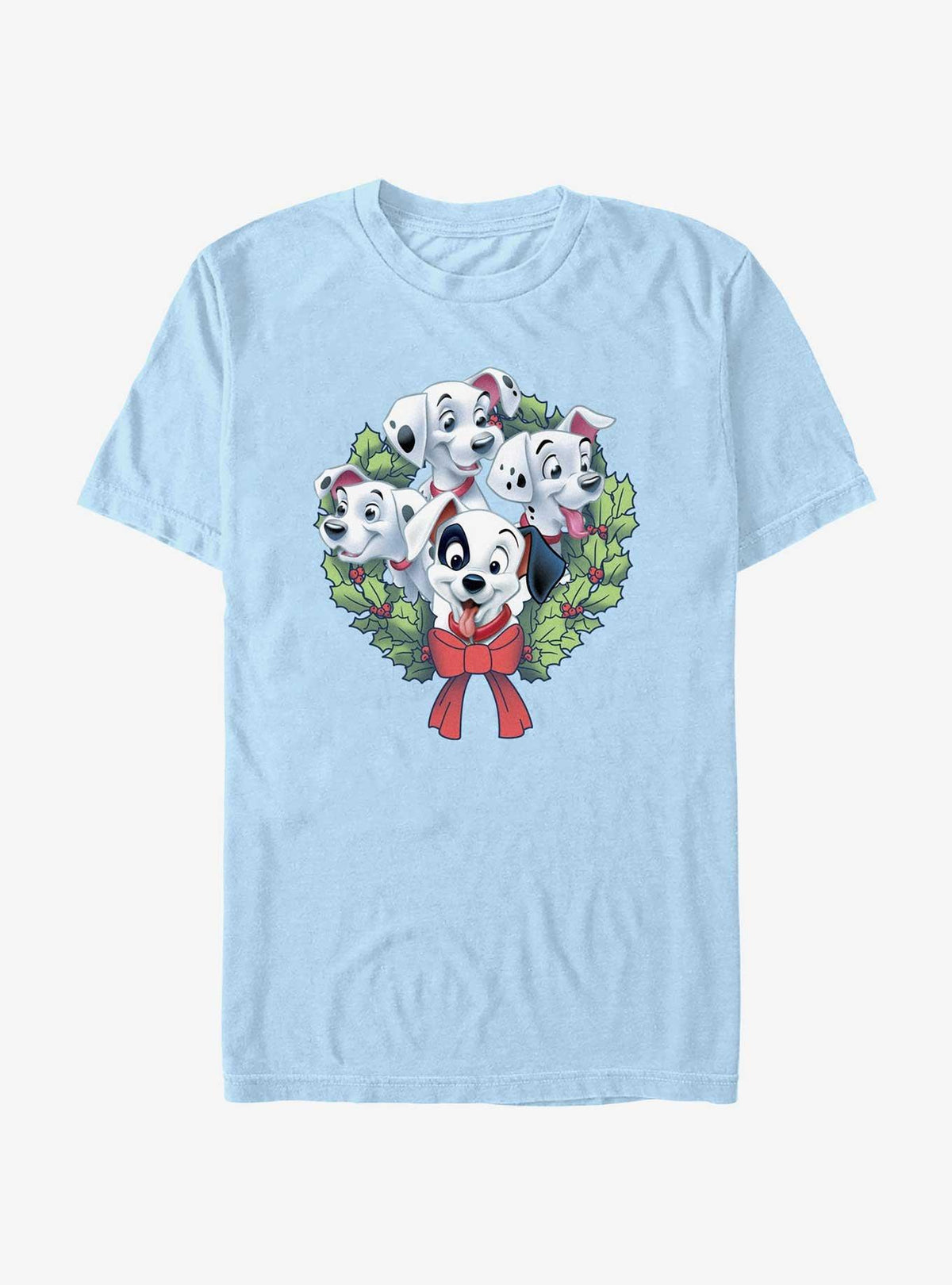 Disney 101 Dalmatians Puppy Christmas Wreath T-Shirt T-Shirt | Exclusive Edition | Great Gift Idea