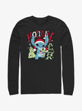 Disney Lilo Stitch Holiday Aloha Long-Sleeve T-Shirt T-Shirt | Trending Design | Great Gift Idea