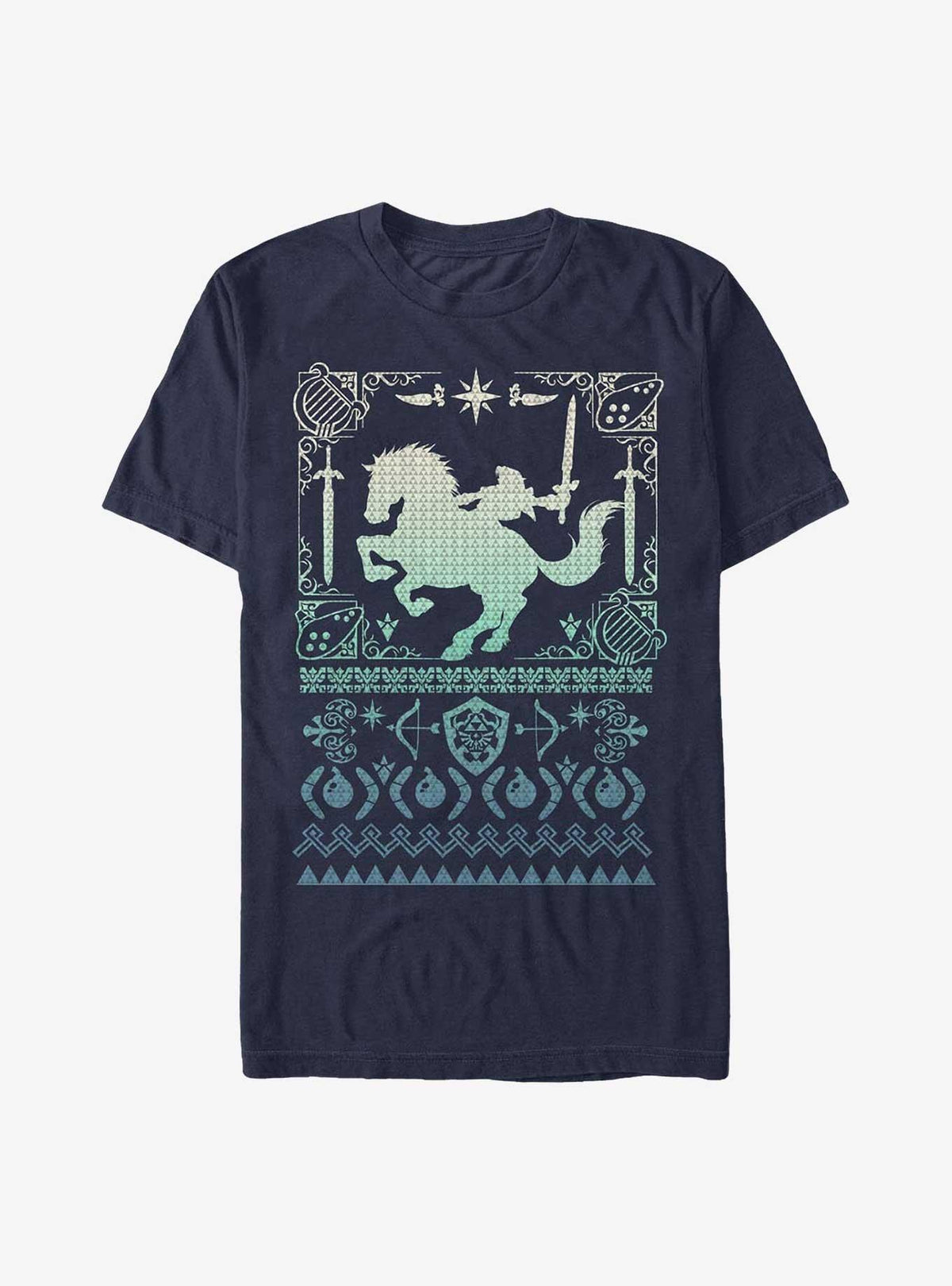 Nintendo Horseback Link Ugly Christmas T-Shirt T-Shirt | Premium Graphic | Must-Have Style