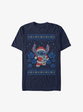 Disney Lilo & Stitch Santa Stitch and Scrump Ugly Christmas Extra Soft T-Shirt