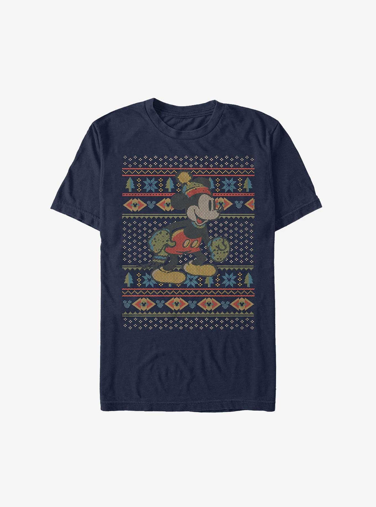 Disney Mickey Mouse Vintage Ugly Christmas Extra Soft T-Shirt