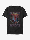 Marvel Spider-Man Web Jump Ugly Christmas T-Shirt T-Shirt | Exclusive Edition | High Demand Item