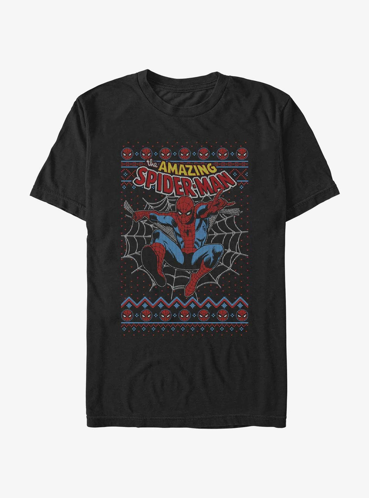 Marvel Spider-Man Web Jump Ugly Christmas T-Shirt T-Shirt | Exclusive Edition | High Demand Item