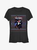 Marvel Venom Venomous Ugly Christmas Girls T-Shirt T-Shirt | Exclusive Edition | Must-Have Style