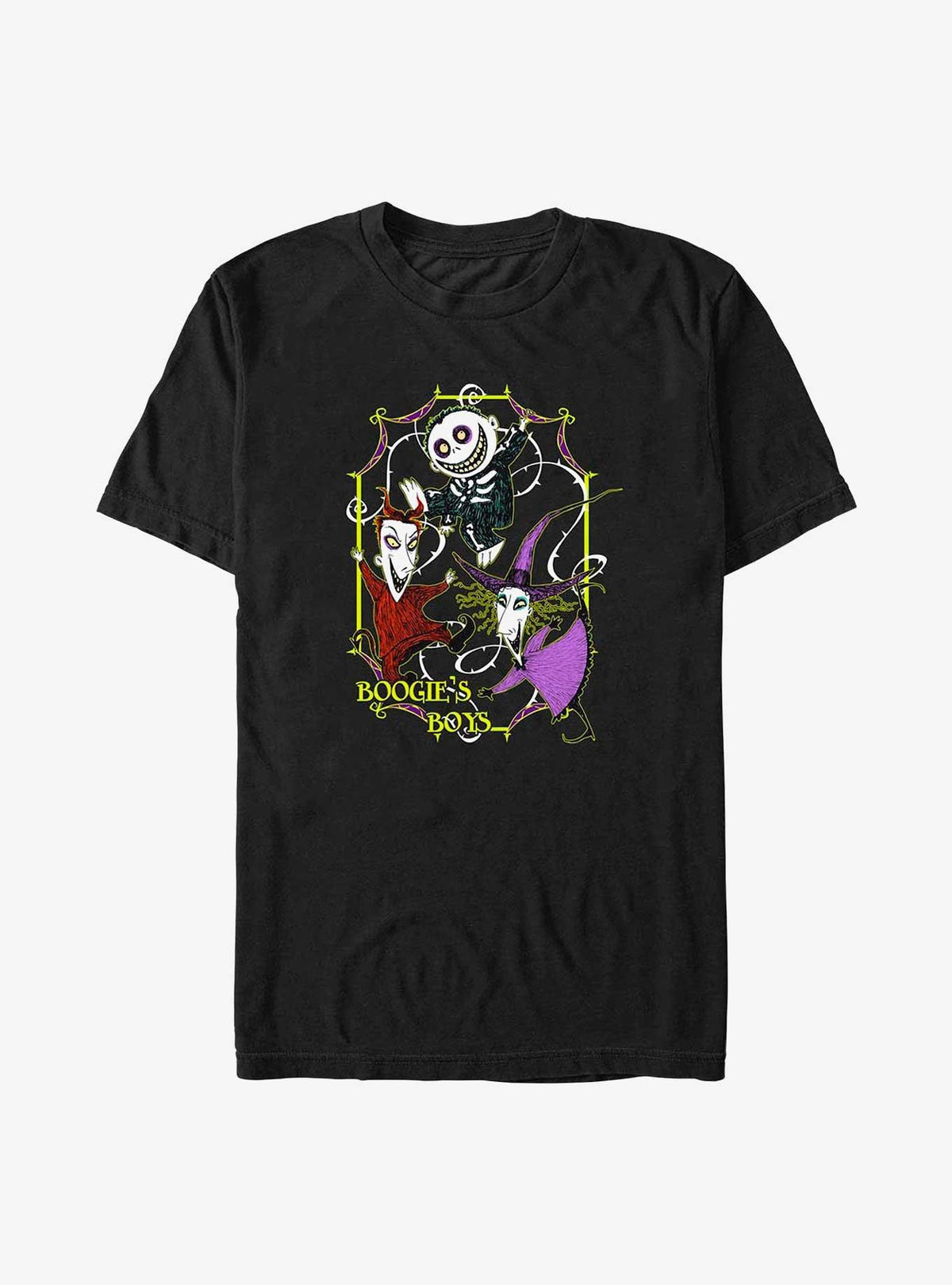 Disney The Nightmare Before Christmas Boogie's Boys Lock Shock Barrel T-Shirt T-Shirt | Exclusive Edition | Trending Now