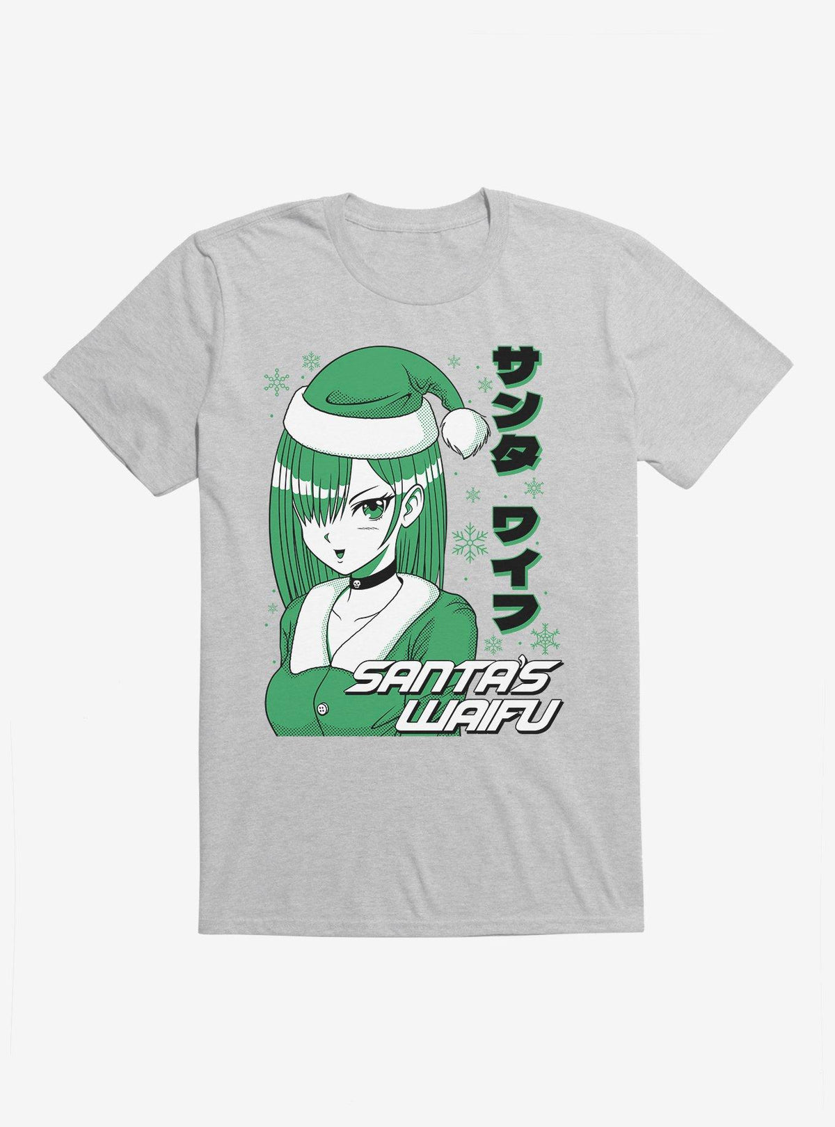 Christmas Anime Santa's Waifu T-Shirt T-Shirt | Aesthetic Graphic | Trending Now