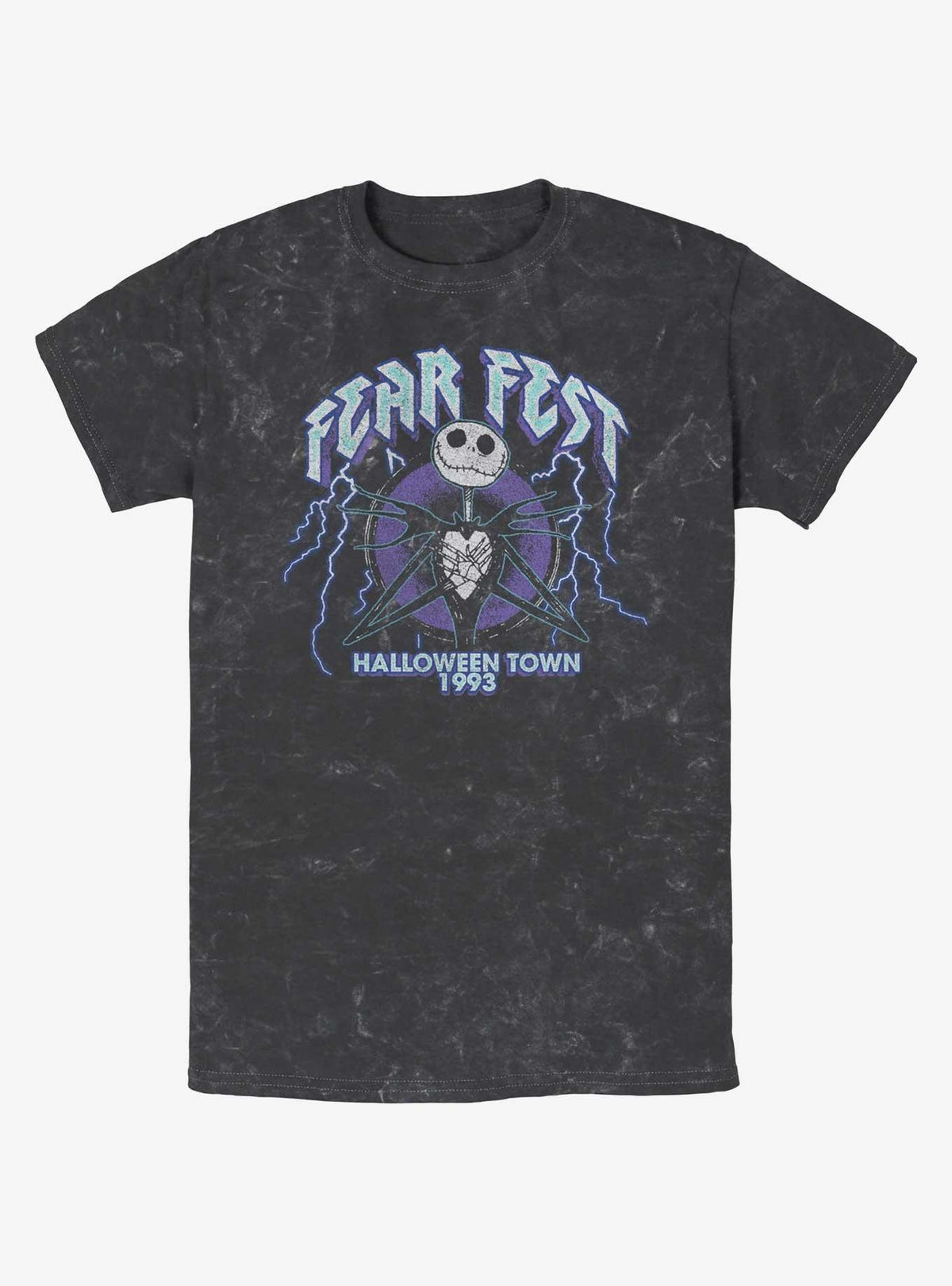 The Nightmare Before Christmas Jack Fear Fest 1993 Mineral Wash T-Shirt T-Shirt | Best-Selling Artwork | High Demand Item