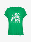 Marvel Deadpool Shamrock Deadpool Girls T-Shirt | Premium Unisex T-Shirt, Trending Graphic Tee