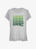 Disney Lilo Stitch Lucky Stitch Stack Girls T-Shirt T-Shirt | Bold Graphic Edition | Top Pick For Fans