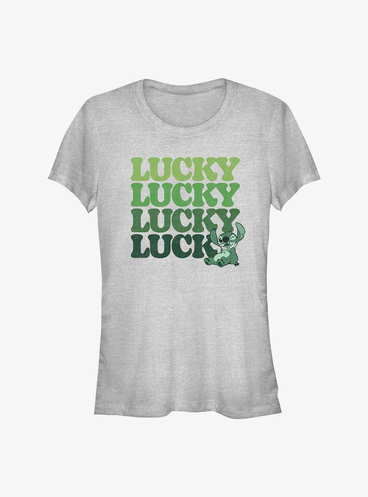 Disney Lilo Stitch Lucky Stitch Stack Girls T-Shirt T-Shirt | Bold Graphic Edition | Top Pick For Fans
