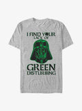 Star Wars Vader I Find Your Lack of Green Disturbing T-Shirt | Premium Unisex T-Shirt, Trending Graphic Tee