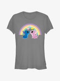 Disney Lilo Stitch Angel Stitch Love Under The Rainbow Girls T-Shirt T-Shirt | Best-Selling Design | Trending Now
