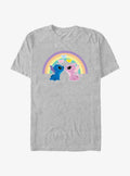 Disney Lilo Stitch Angel Stitch Love Under The Rainbow T-Shirt T-Shirt | Bold Graphic Edition | Top Pick For Fans