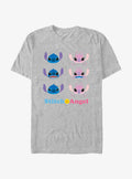 Disney Lilo Stitch Angel Stitch Faces T-Shirt T-Shirt | Bold Graphic Edition | High Demand Item