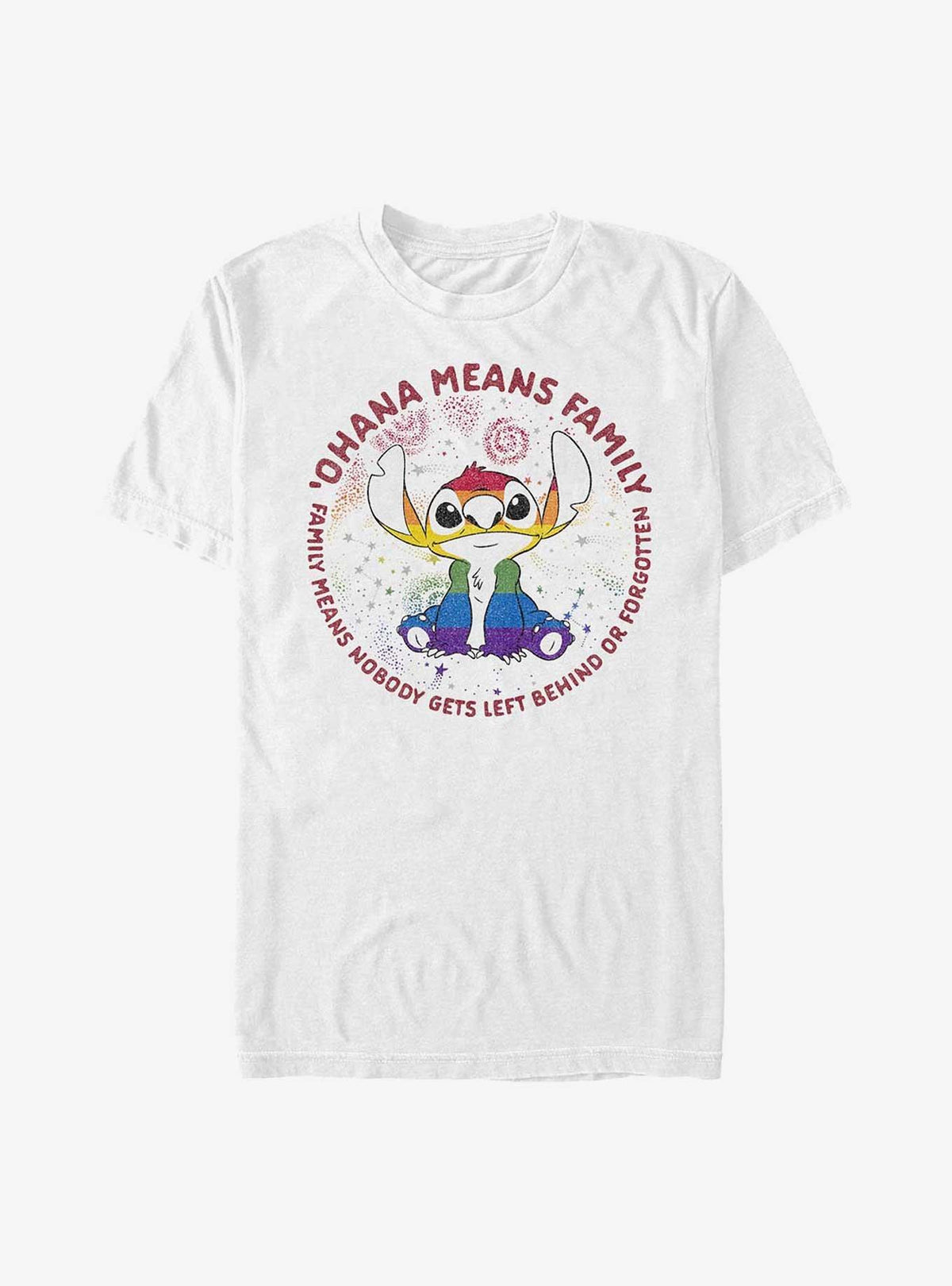 Disney Lilo Stitch Ohana Pride Extra Soft T-Shirt T-Shirt | Trending Streetwear Style | High Demand Item