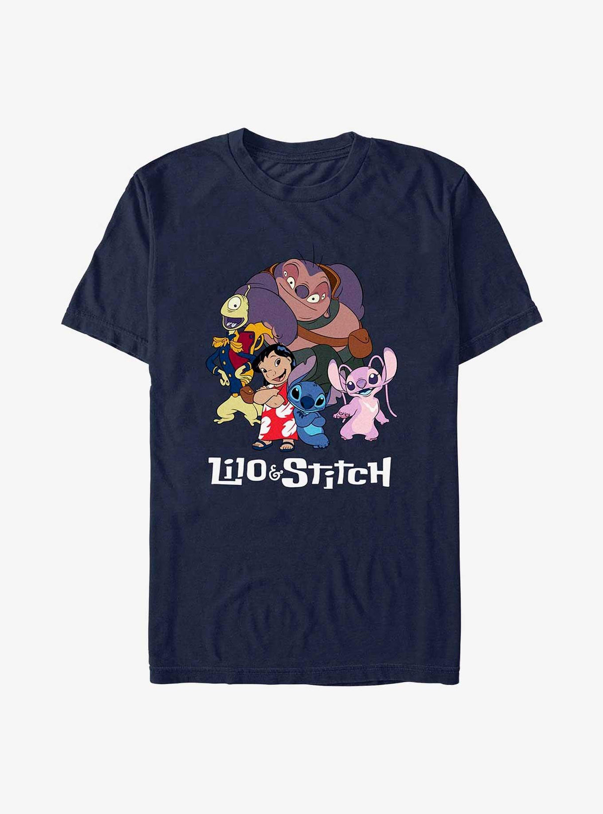 Disney Lilo Stitch Family Photo T-Shirt T-Shirt | Bold Graphic Edition | Perfect For Daily Wear