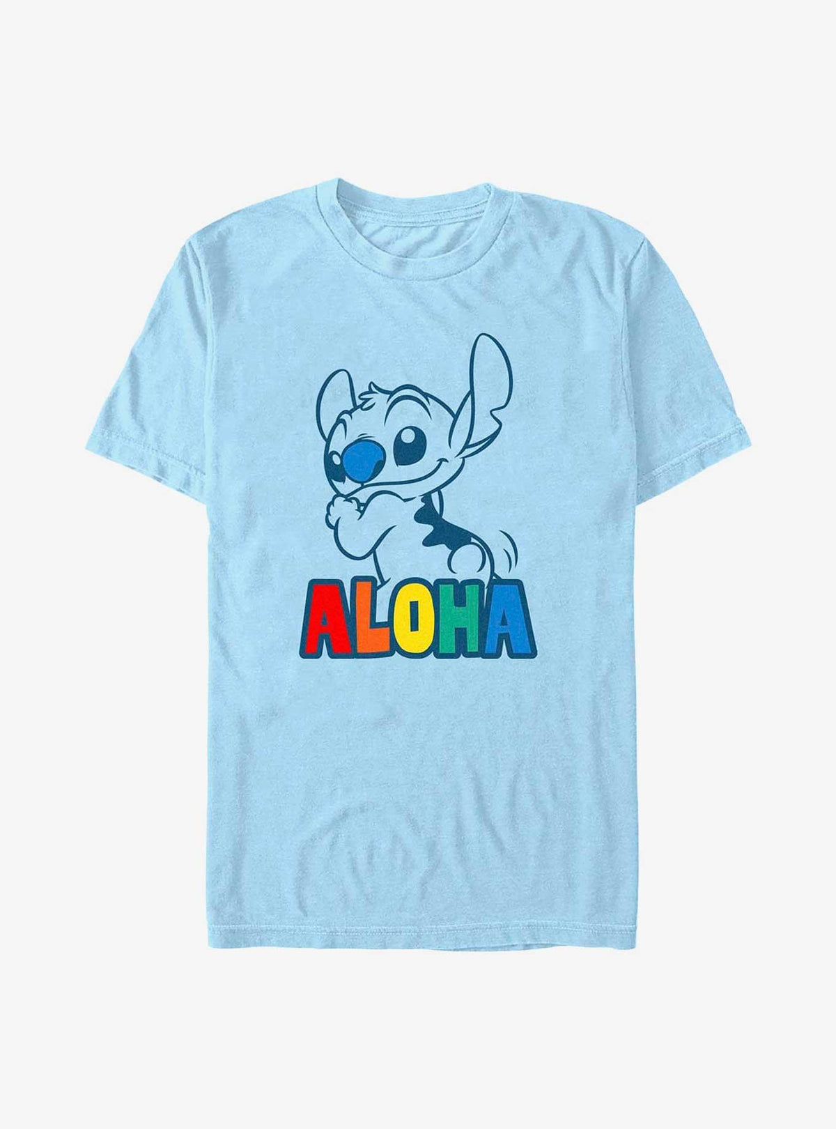 Disney Lilo Stitch Aloha Rainbow T-Shirt T-Shirt | Bold Graphic Edition | Top Pick For Fans
