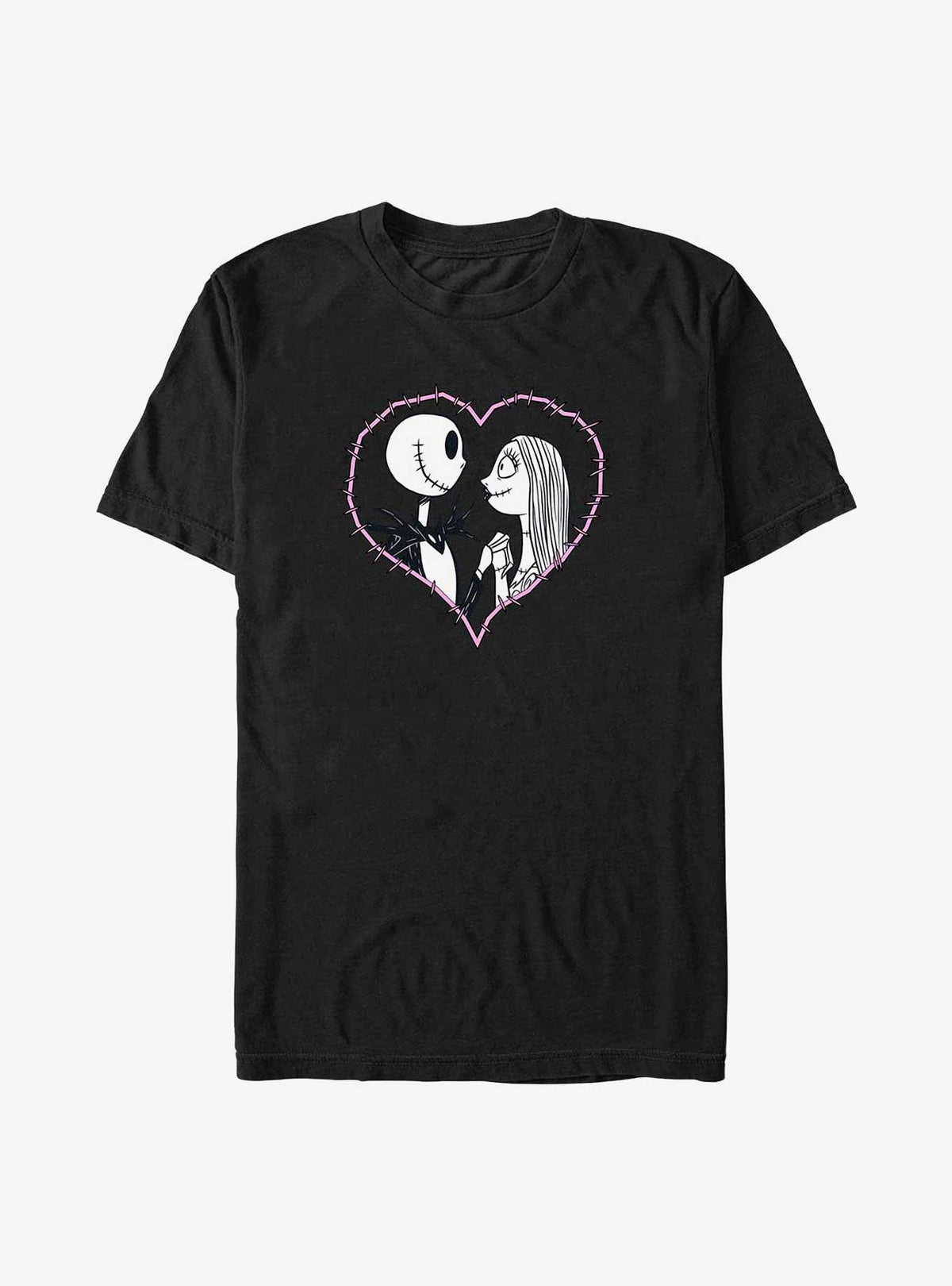 The Nightmare Before Christmas Jack Sally Heart Stitch Big Tall T-Shirt T-Shirt | Premium Graphic | High Demand Item